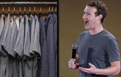 Giàu có nhưng Mark Zuckerberg chỉ mặc áo phông xám đi làm